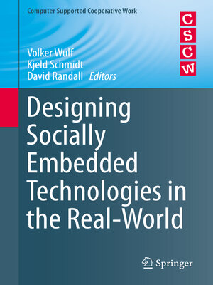 cover image of Designing Socially Embedded Technologies in the Real-World